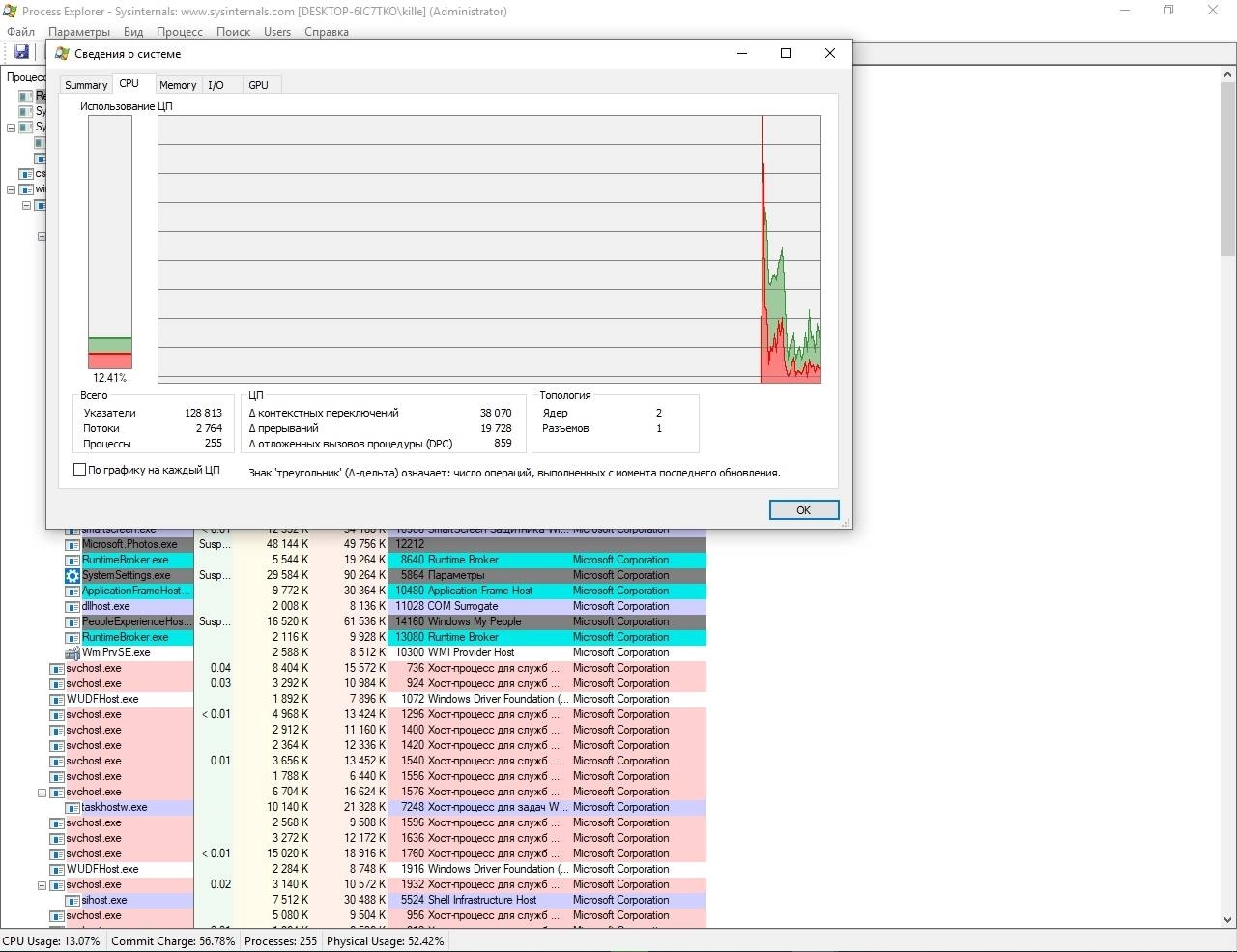 Как пользоваться Process Explorer 16.30 Portable by Portable RUS