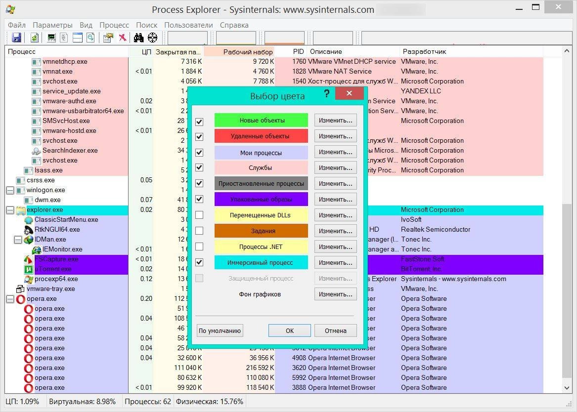 Как пользоваться Process Explorer 17.05 RePack by KLASS
