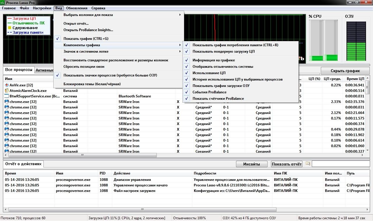 Как пользоваться Process Lasso Pro 8.9.8.6 Final RePack by D!akov