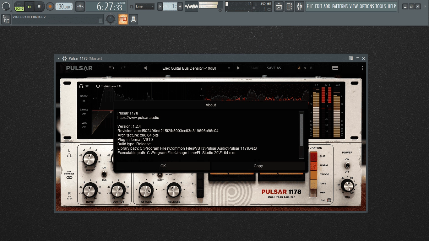 Как пользоваться Pulsar Audio - 1178 1.2.4 VST, VST3, AAX RePack by R2R