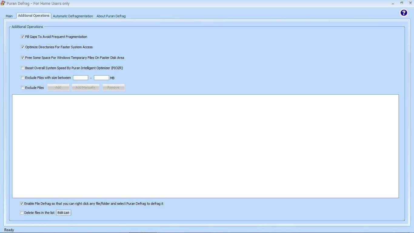 Как пользоваться Puran Defrag 7.7.1