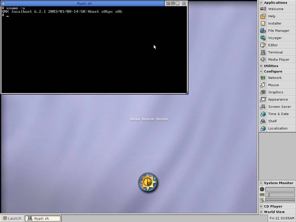 Как пользоваться QNX 6.2.1 Non-commercial 2xCD
