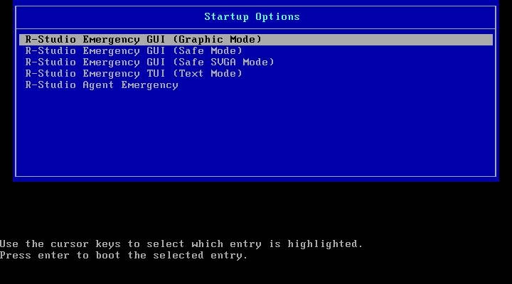 Как пользоваться R-Studio Emergency Network GUI TUI 8.8.0670