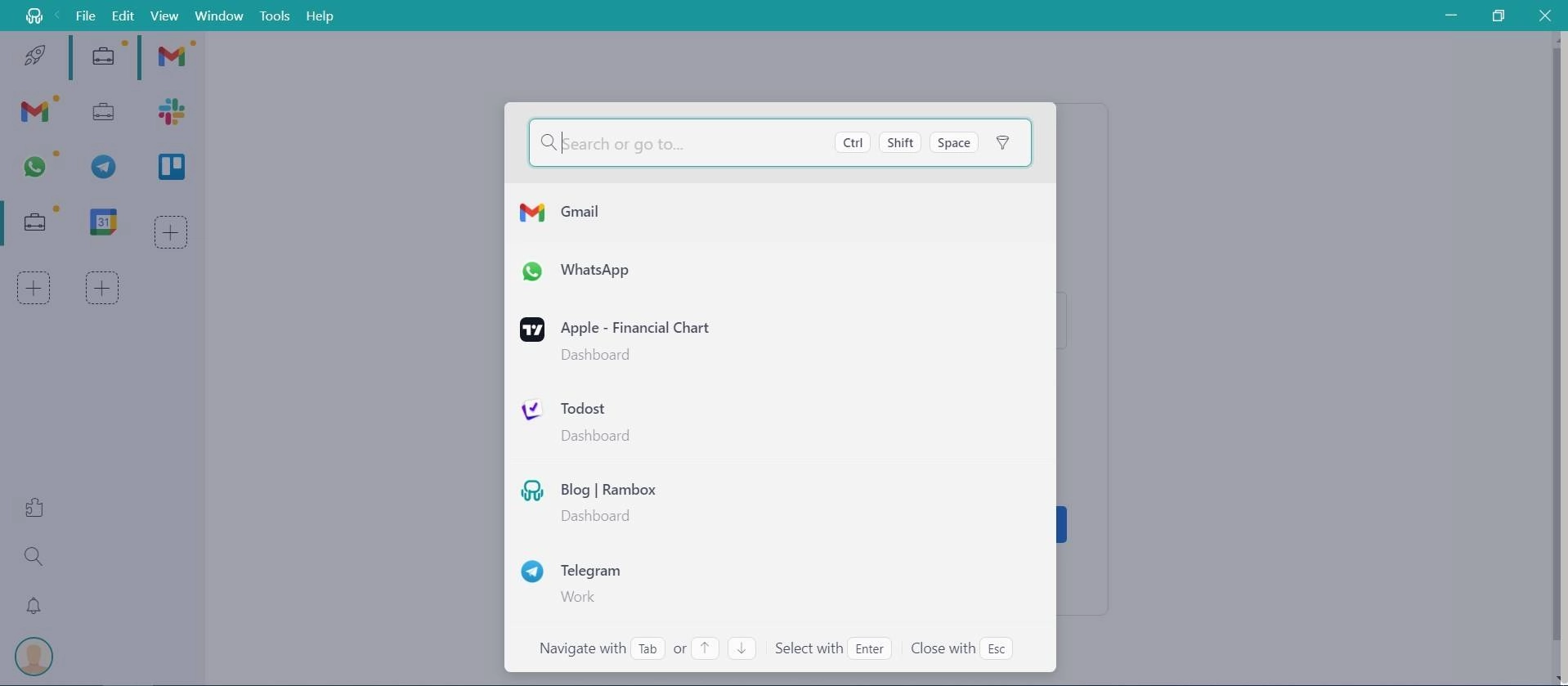 Как пользоваться Rambox 2.2.2