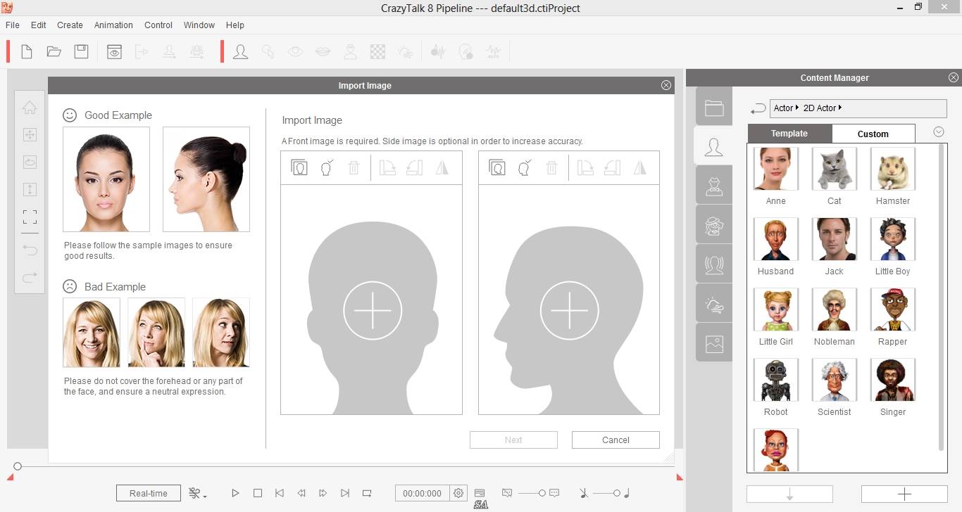 Как пользоваться Reallusion CrazyTalk Pipeline 8.0.1218.2 Retail + Resource Pack