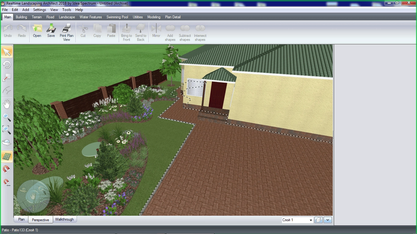 Как пользоваться Realtime Landscaping Architect v.18.03 +Models