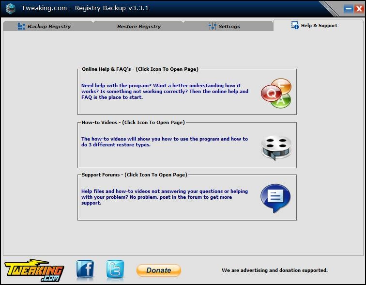 Как пользоваться Registry Backup 3.3.1 + Portable