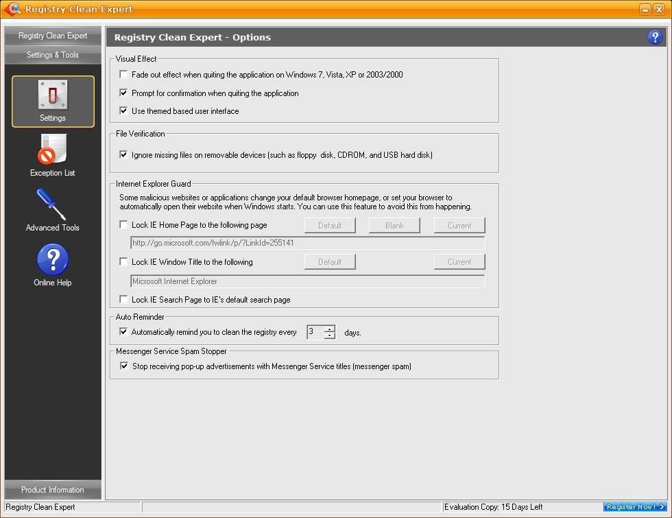 Как пользоваться Registry Clean Expert v4.83