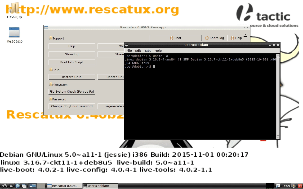 Как пользоваться Rescatux 0.40b2 1xCD