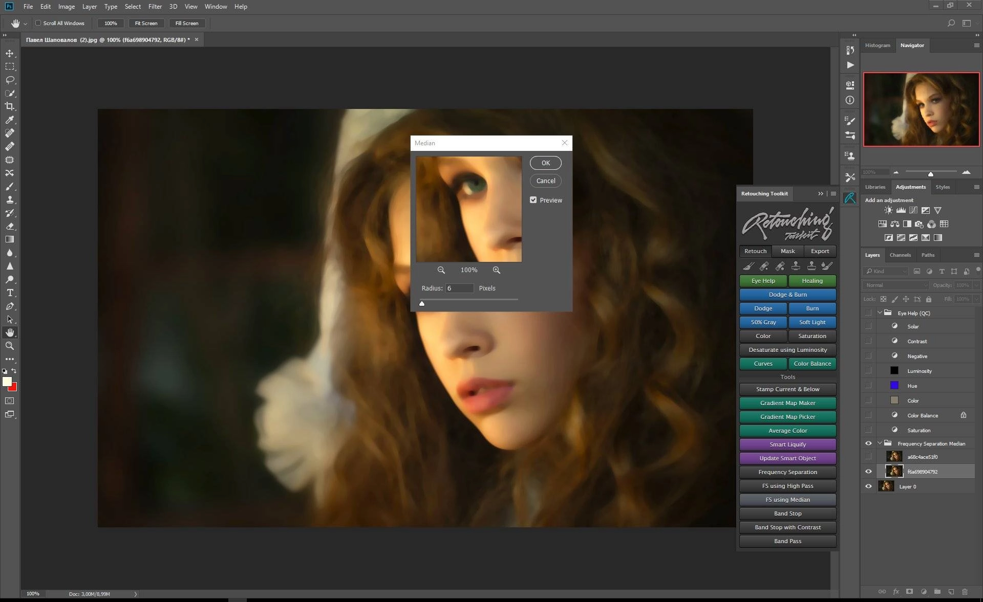 Как пользоваться Retouching Toolkit 2.0.1 for Adobe Photoshop