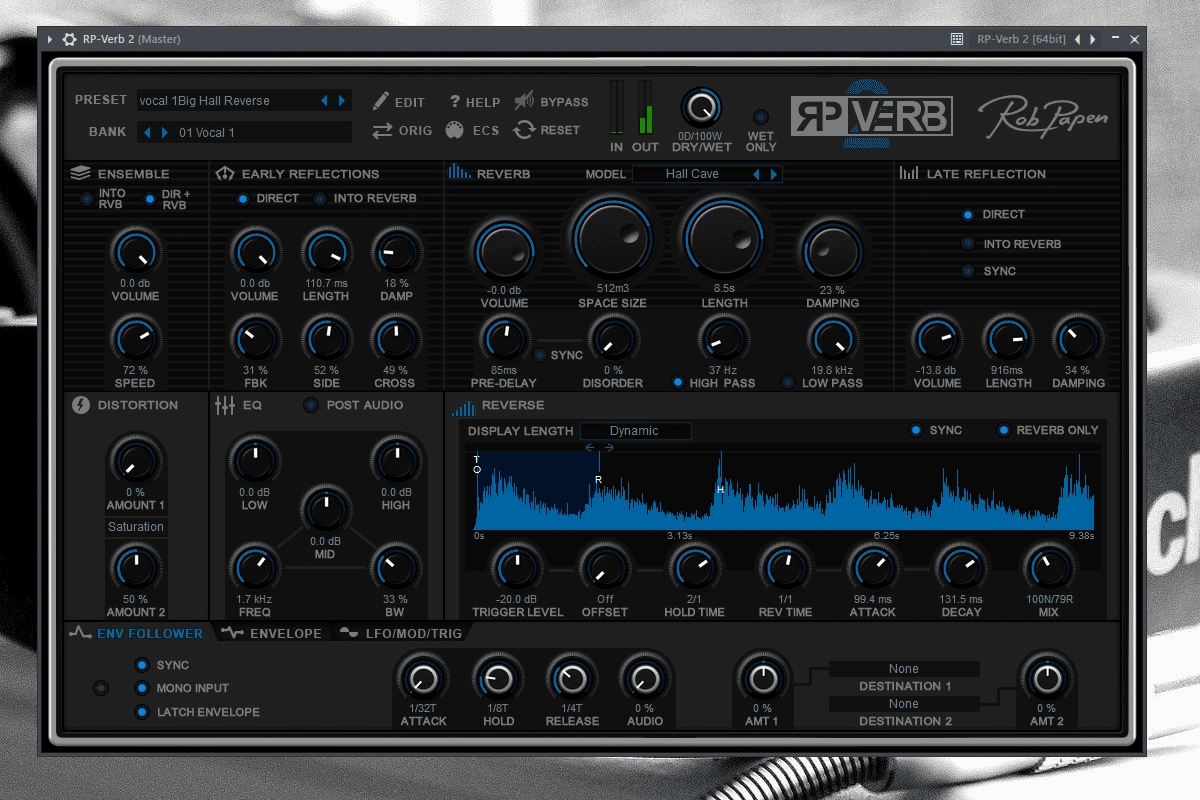 Как пользоваться Rob Papen - RP-VERB 2 1.0.0d VST, AAX RePack by VR
