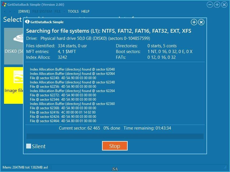 Как пользоваться Runtime GetDataBack Simple 2.00