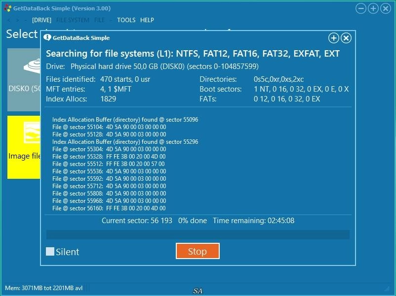 Как пользоваться Runtime GetDataBack Simple 3.00