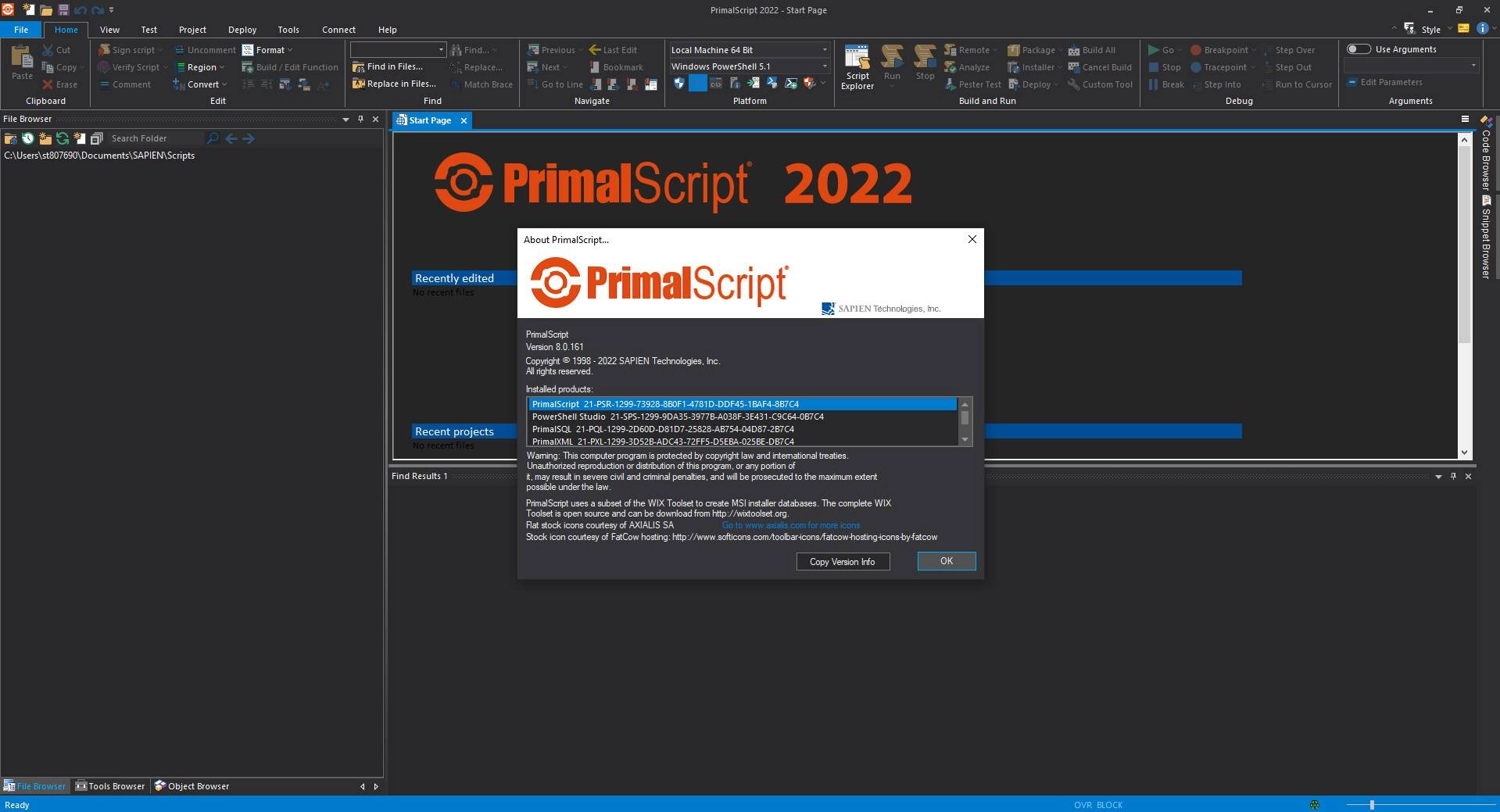 Как пользоваться SAPIEN PrimalScript v8.0.161