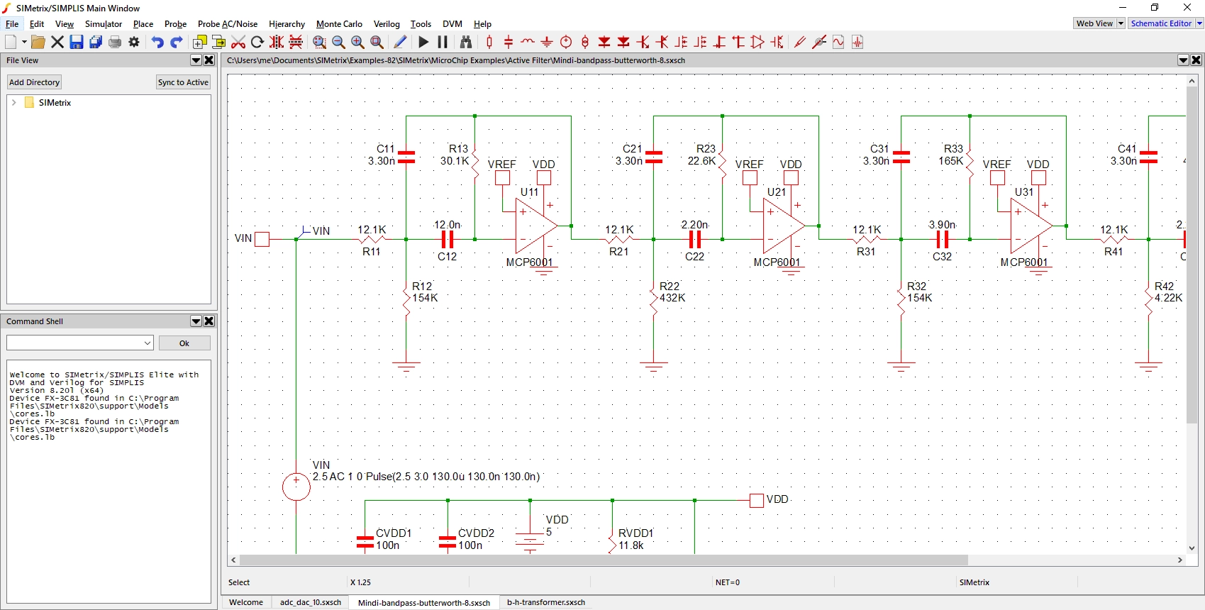 Как пользоваться SIMetrix/SIMPLIS 8.40