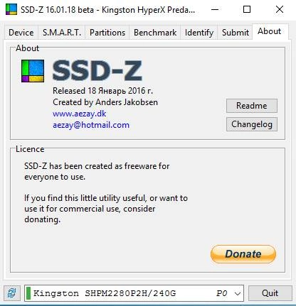 Как пользоваться SSD-Z 16.01.18 Beta Portable
