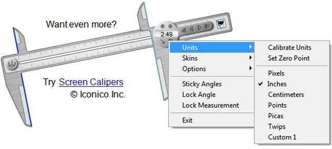 Как пользоваться Screen Calipers 4.0
