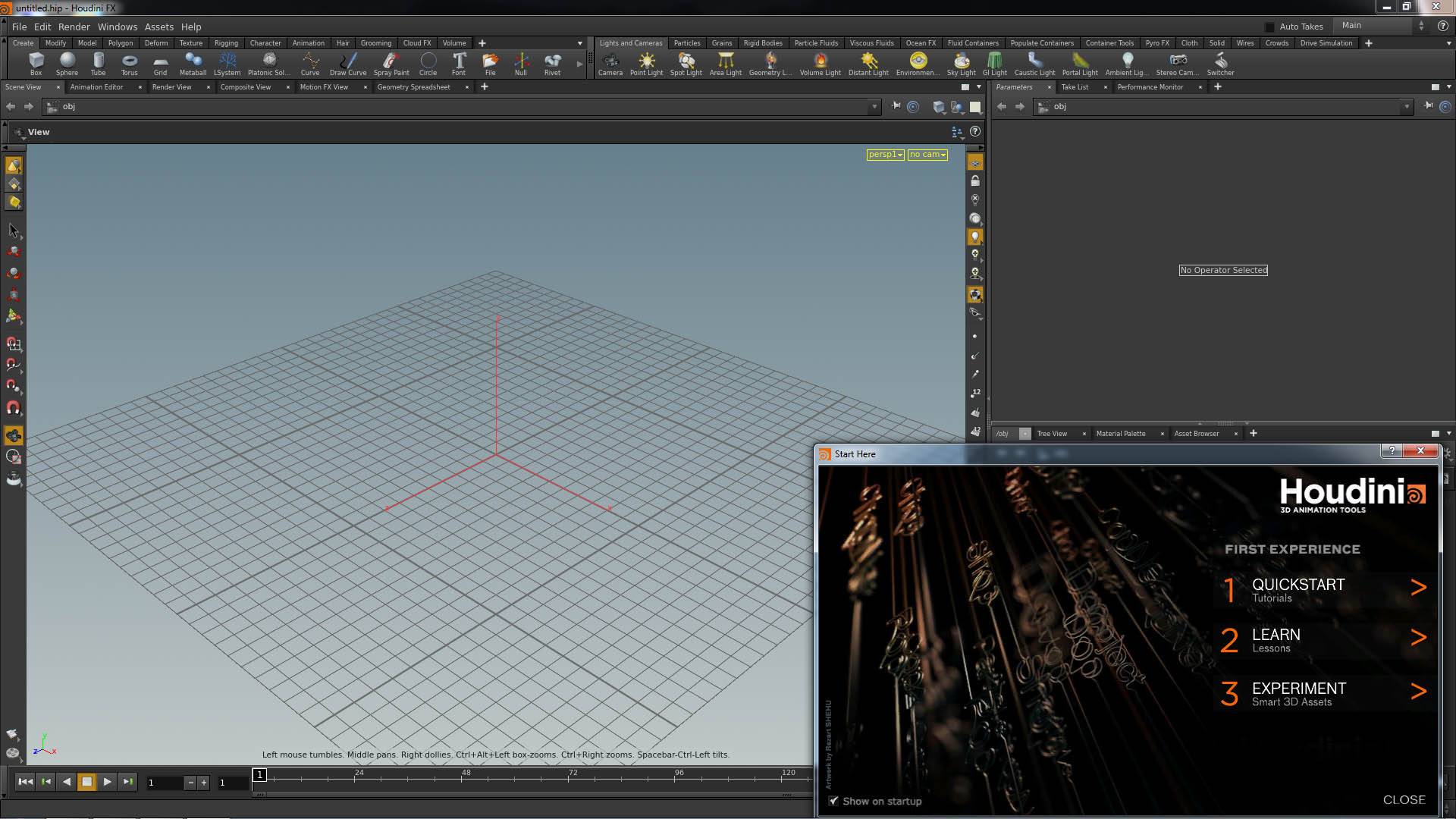 Как пользоваться SideFx Houdini 15.0.244.16