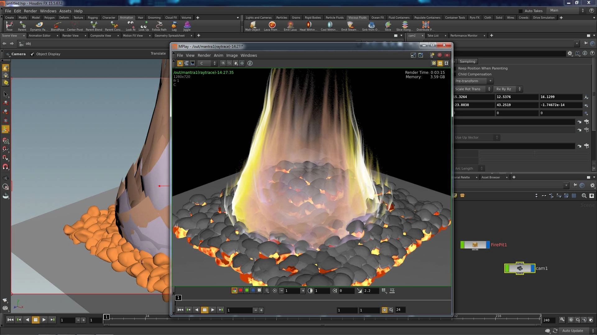 Как пользоваться SideFx Houdini FX 15.5.632
