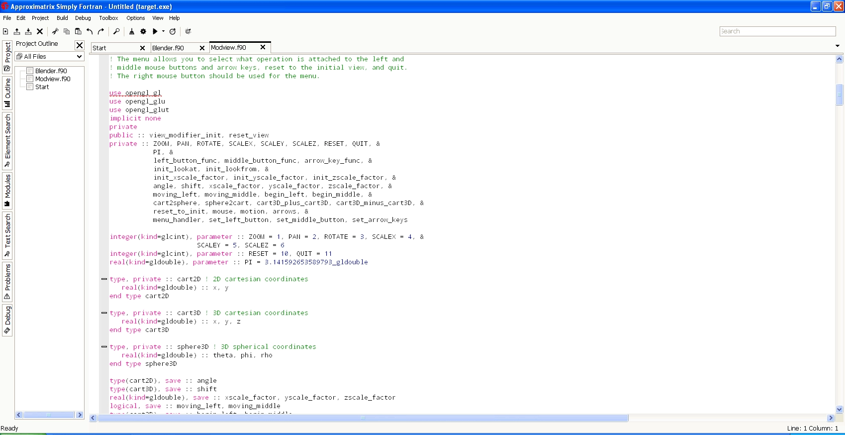 Как пользоваться Simply Fortran 3.2.2976