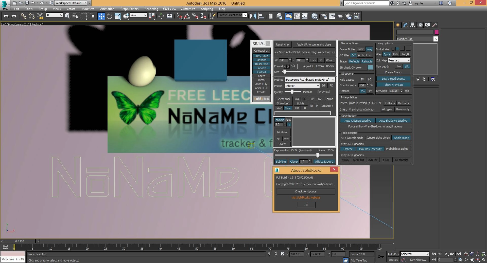 Как пользоваться SolidRocks 1.9.5 for 3ds Max