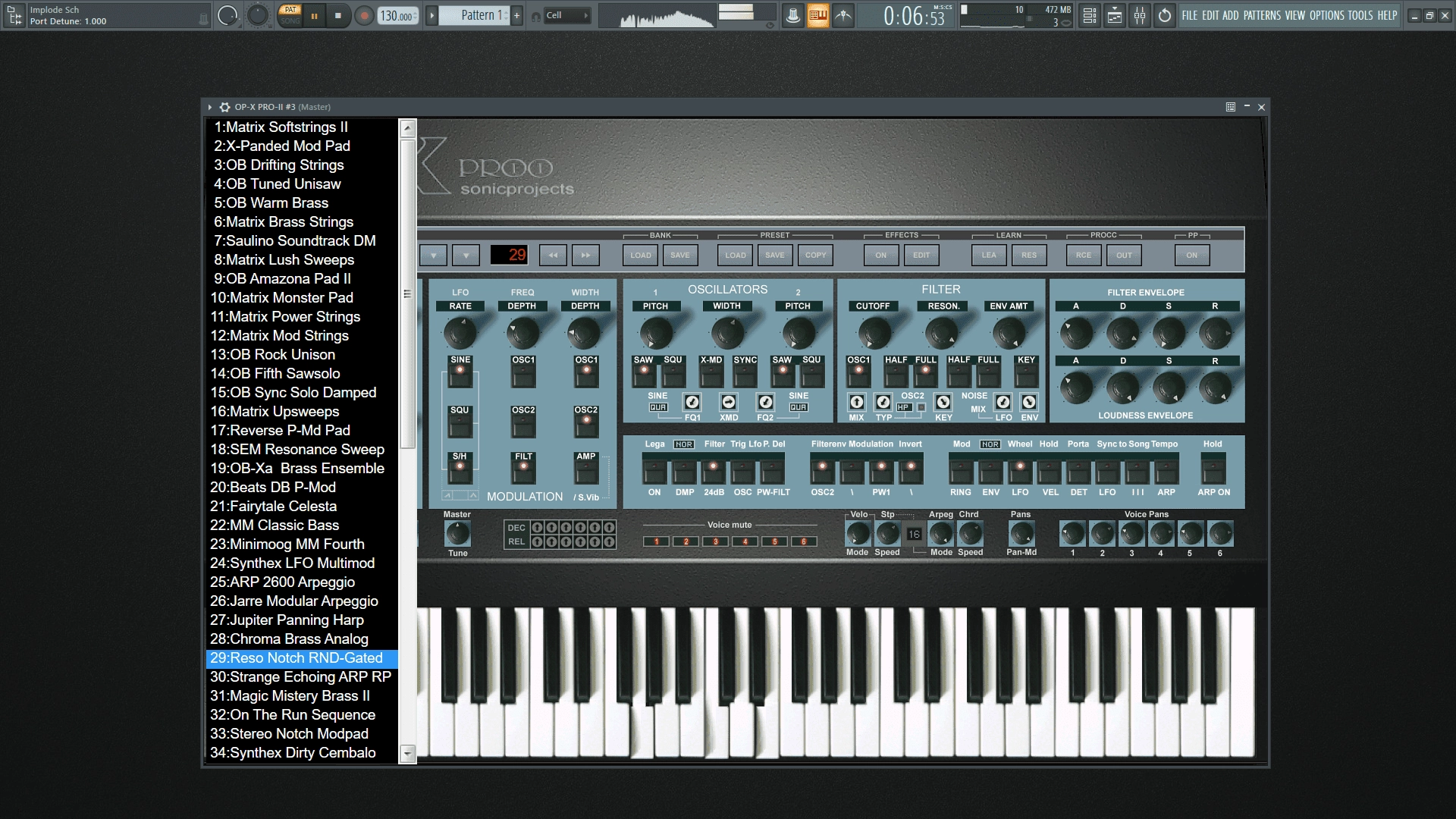 Как пользоваться Sonic Projects - OP-X PRO-II 1.3.0 VSTi 3
