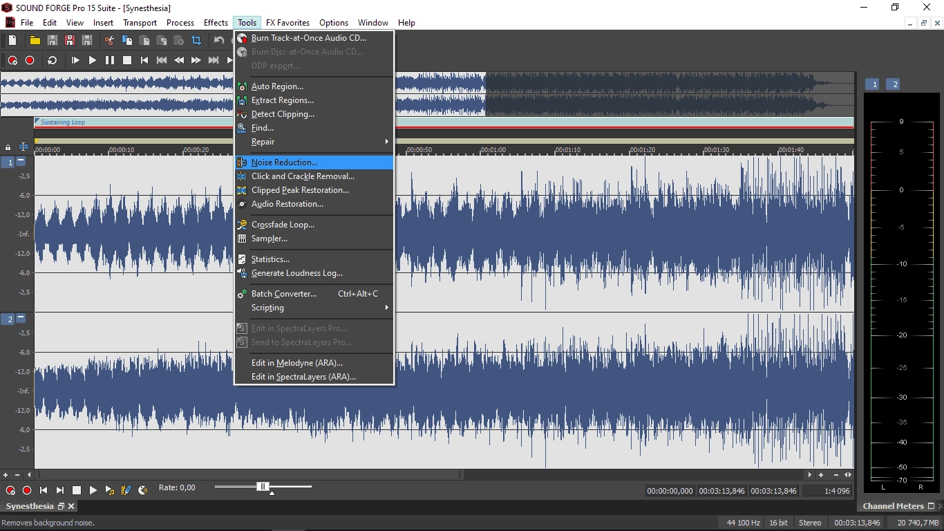Как пользоваться Sony Noise Reduction 2.0m