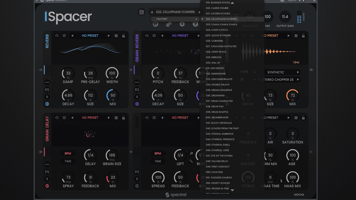 Как пользоваться Spectral Plugins - Spacer 1.0.0 VST, VST 3, AAX RePack by MOCHA