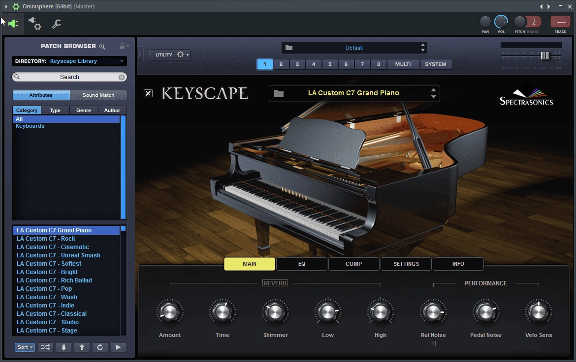 Как пользоваться Spectrasonics - Keyscape v1.0.1