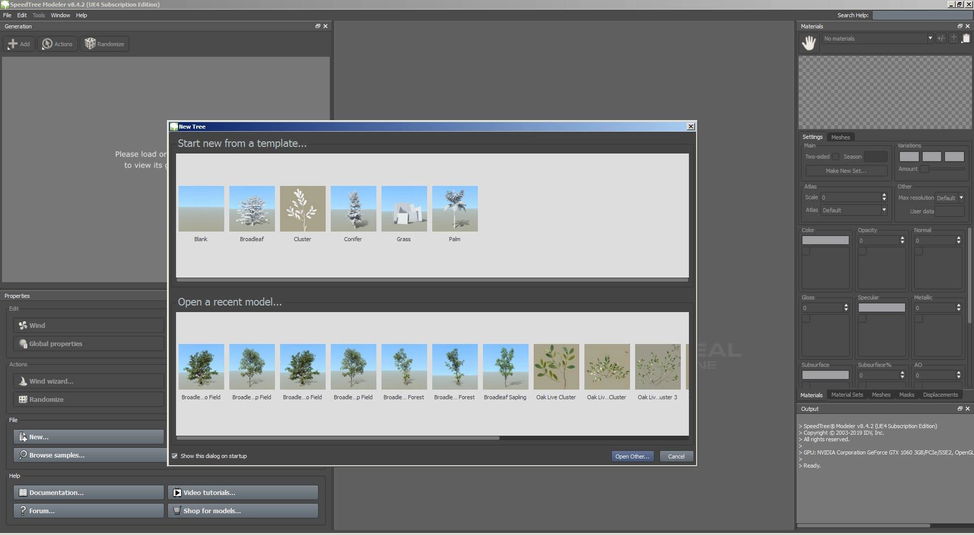 Как пользоваться SpeedTree Cinema v8.4.2 + Game Engines UE4/Unity/Indie v8.4.2/Clarisse v8.4.1