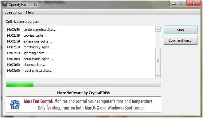 Как пользоваться SpeedyFox 2.0.30 Build 155 Portable