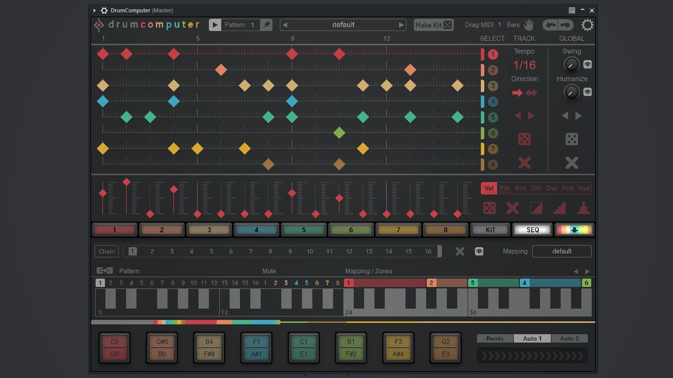 Как пользоваться Sugar Bytes - DrumComputer 1.3.5 Standalone, VSTi, VSTi 3, AAX RePack by TCD