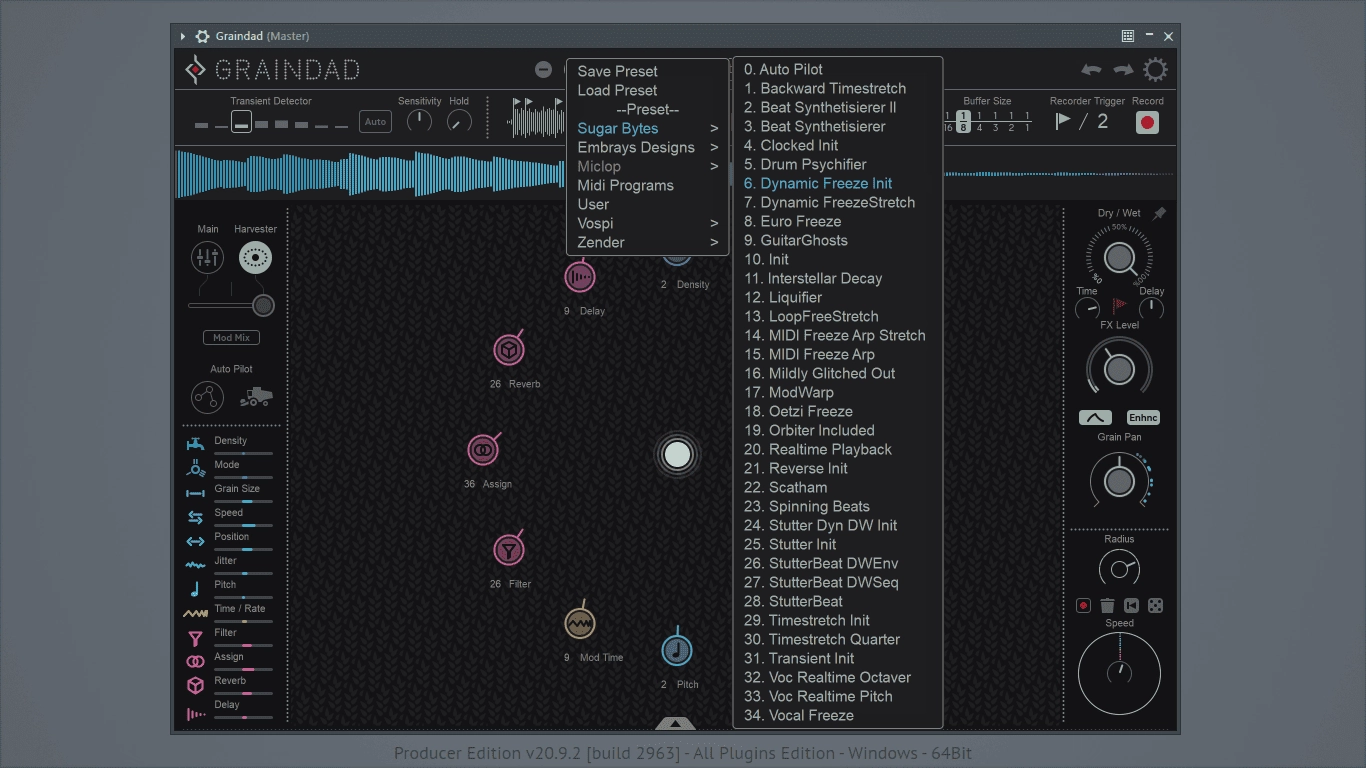 Как пользоваться Sugar Bytes - Graindad 1.0.4 Standalone, VST, VST 3, AAX RePack by TCD