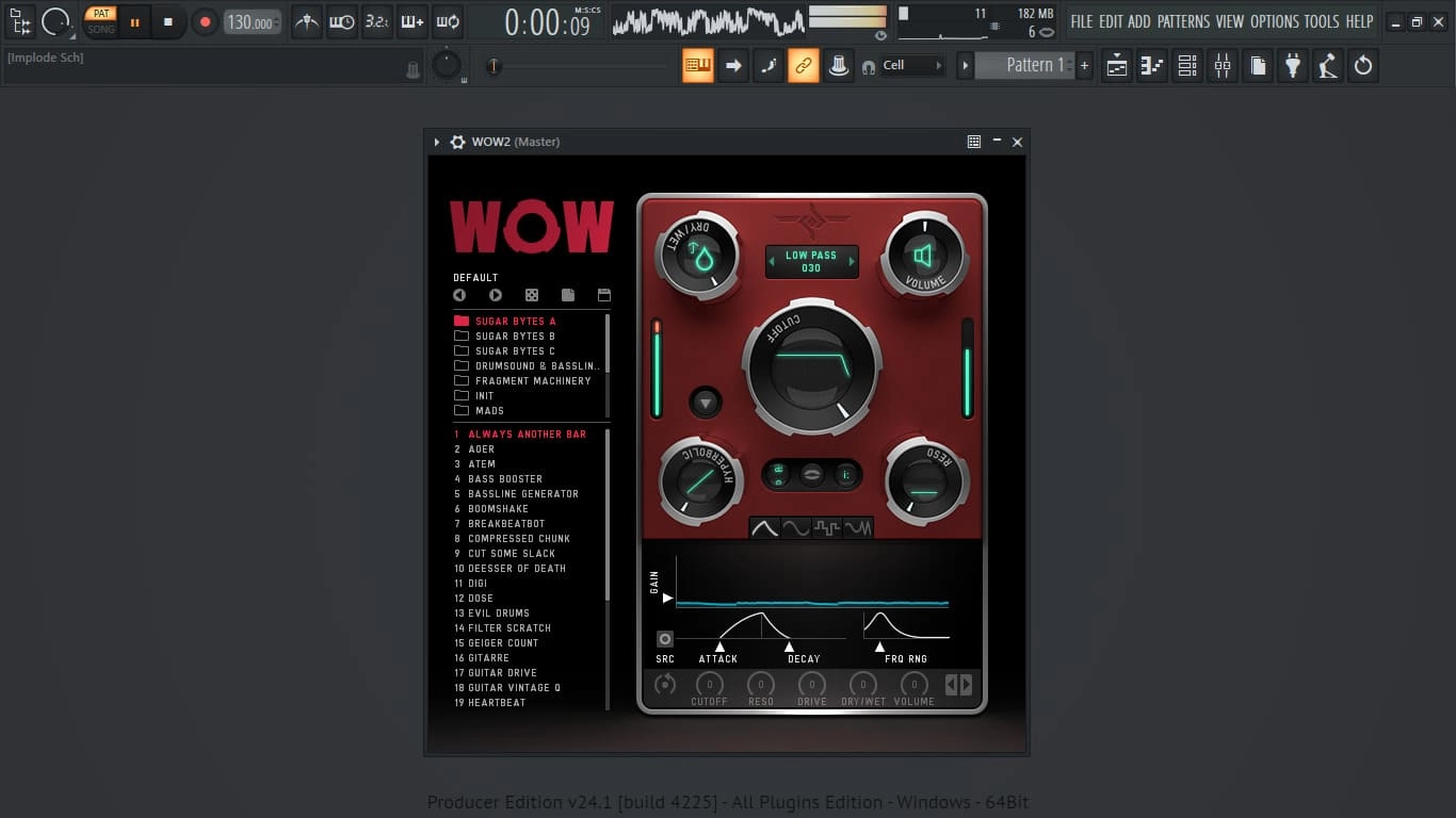 Как пользоваться Sugar Bytes - WOW2 2.2.8 Standalone, VST, VST 3, AAX RePack by TCD