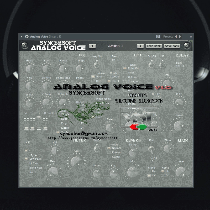 Как пользоваться SyncerSoft Analog Voice 1.0 VSTi