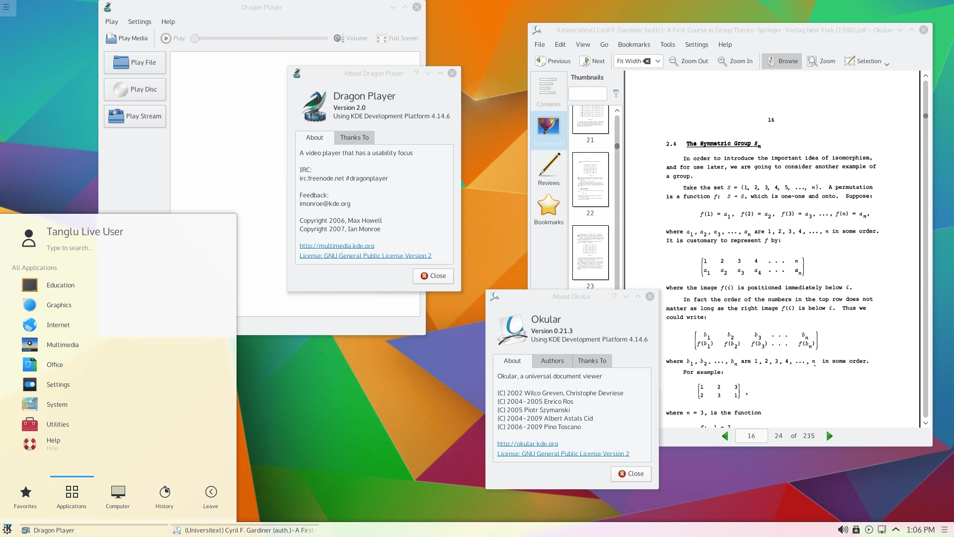 Как пользоваться Tanglu 3.0 Live 2xDVD, 1xCD