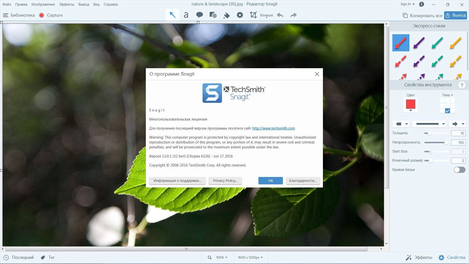 Как пользоваться TechSmith Snagit 13.0.1 Build 6326 RePack by D!akov