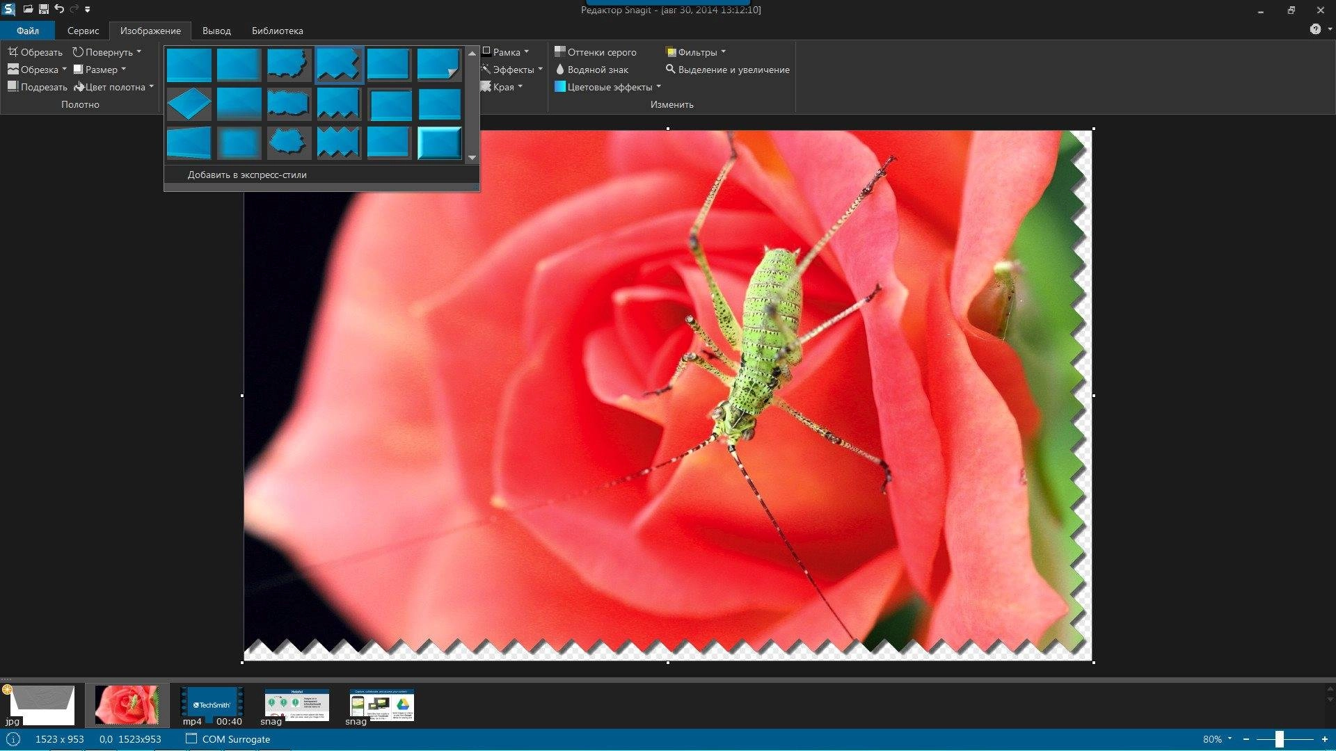 Как пользоваться Techsmith Snagit 12.2.1