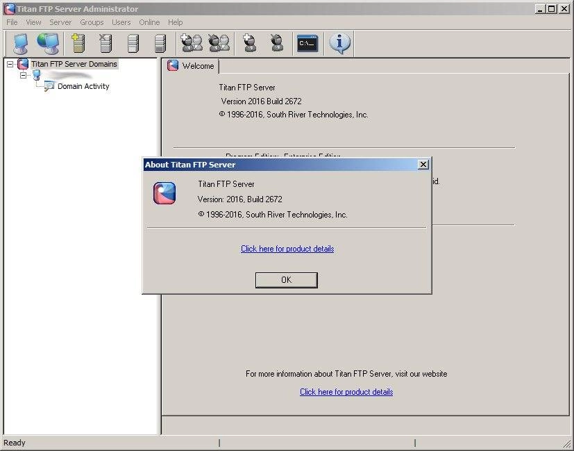 Как пользоваться Titan FTP Server Enterprise Build 2672