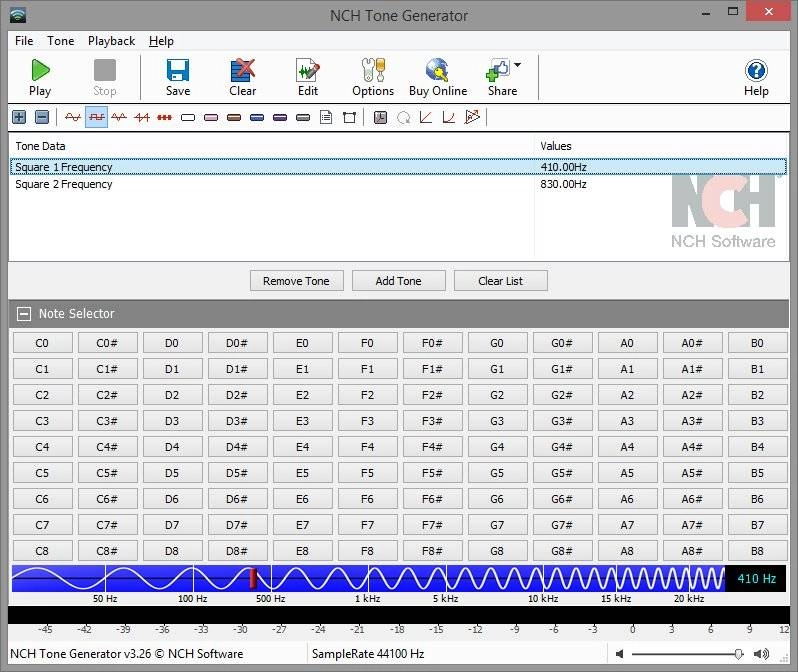 Как пользоваться Tone Generator 3.26