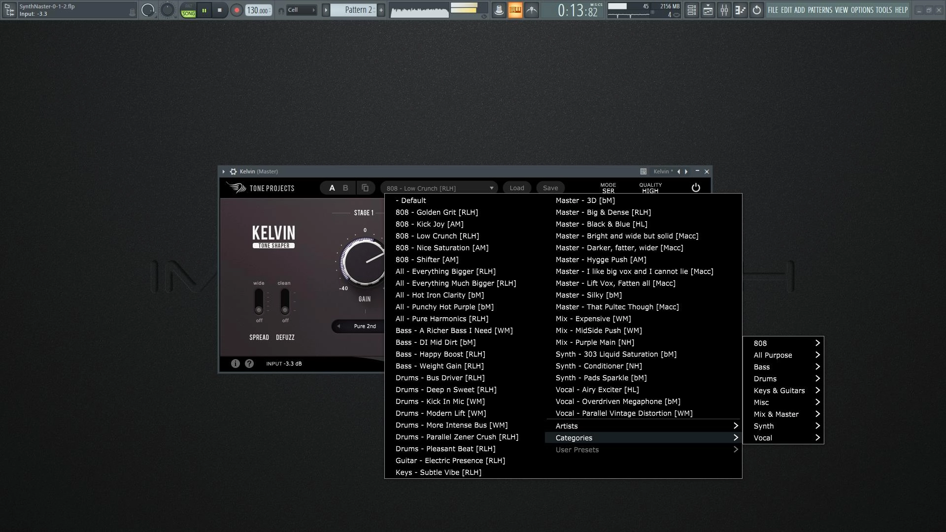 Как пользоваться Tone Projects - Kelvin 1.5.0 VST 3, AAX