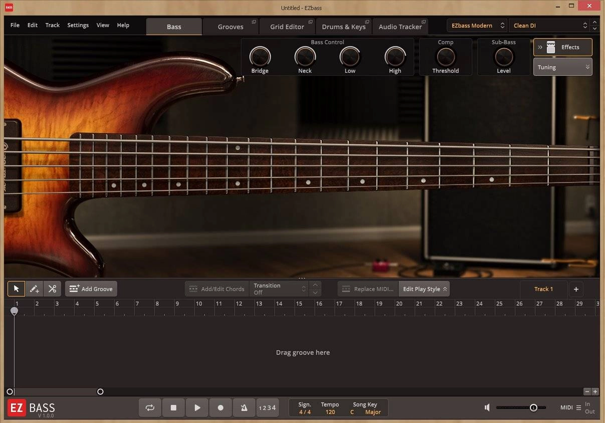Как пользоваться Toontrack - EZbass 1.0.7 Update 64-bit STANDALONE, VSTi, VSTi3 RePack by V.R