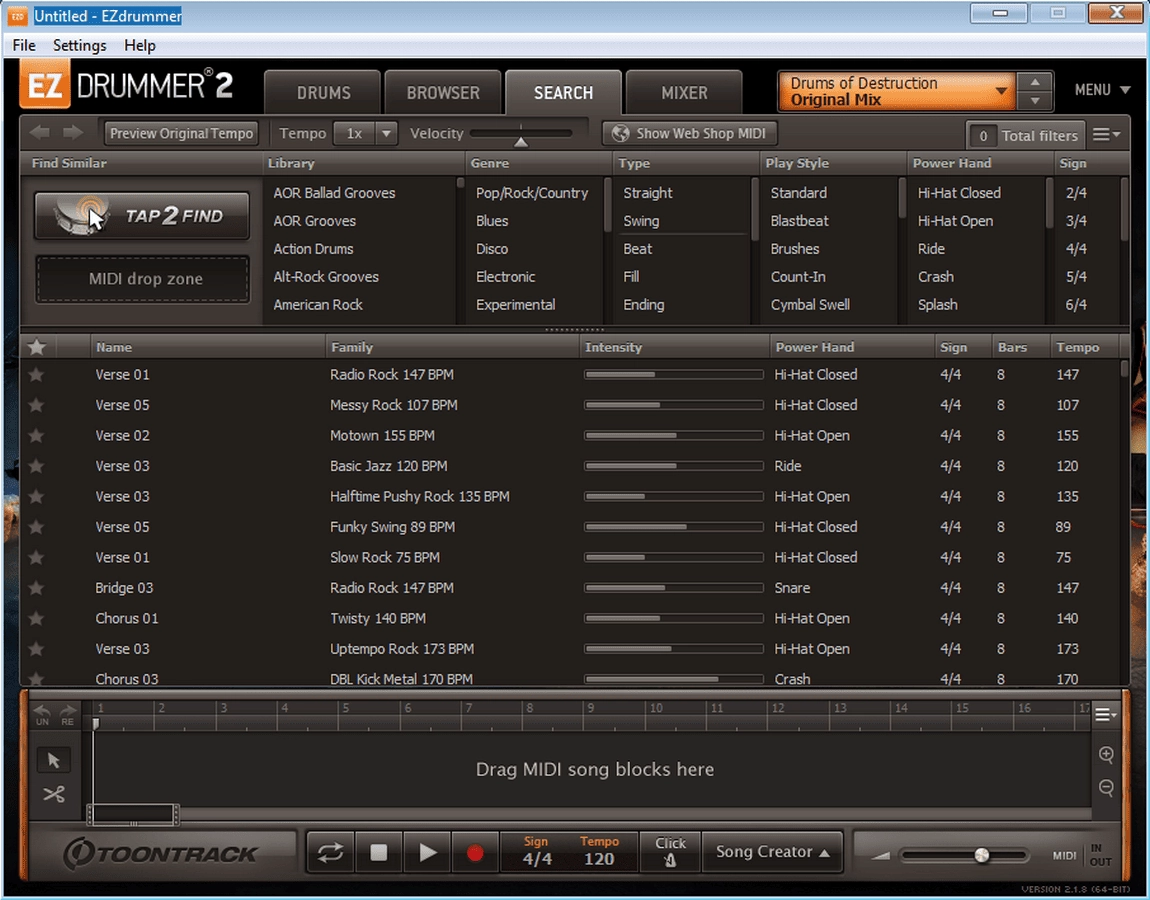 Как пользоваться Toontrack - EZdrummer 2.1.8 Standalone, VSTi