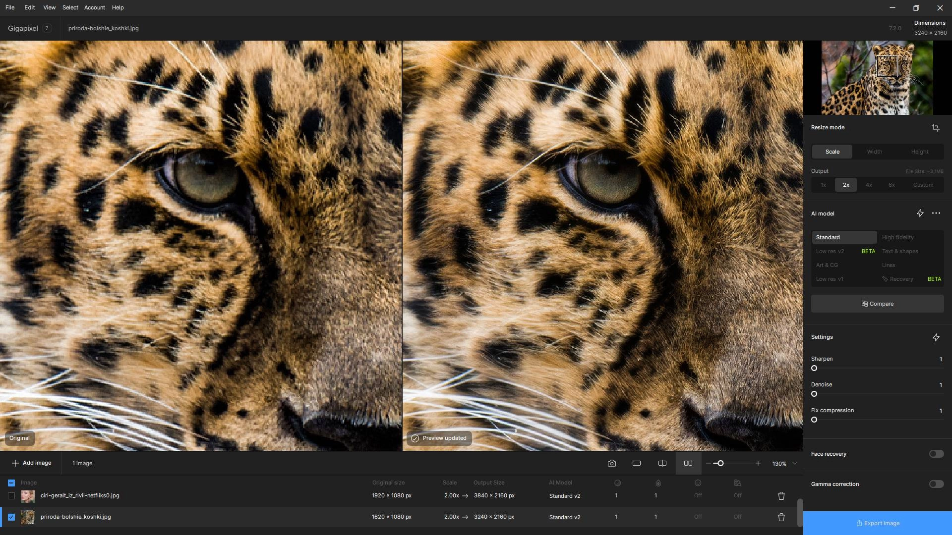 Как пользоваться Topaz Gigapixel AI 8.0.3