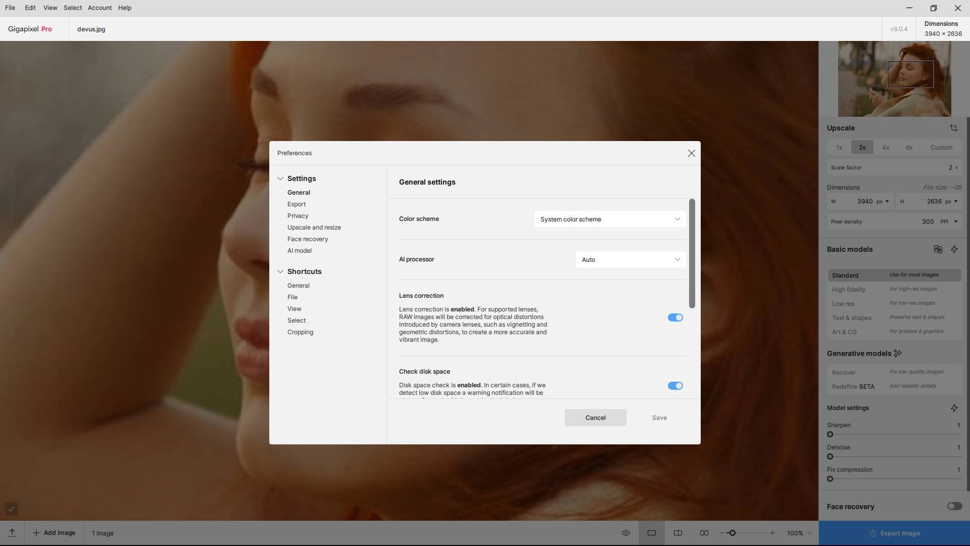 Как пользоваться Topaz Gigapixel AI 8.0.4 Beta