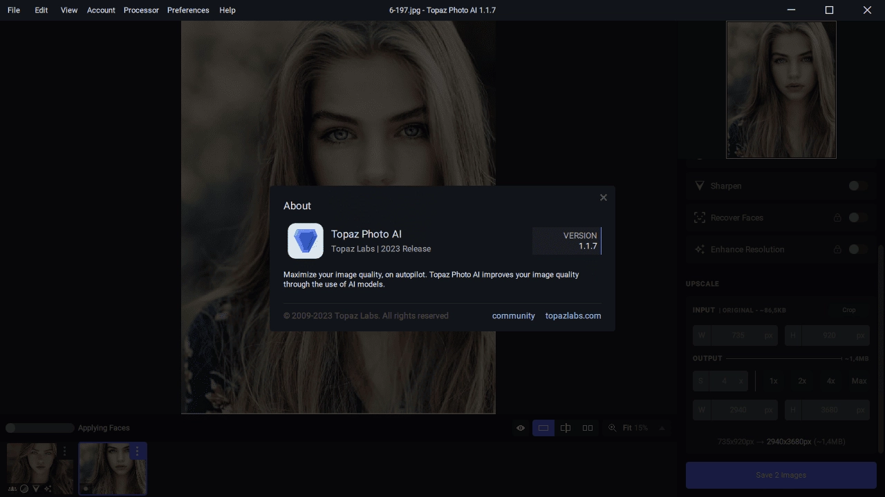 Как пользоваться Topaz Photo AI 3.2.2 RePack by elchupacabra