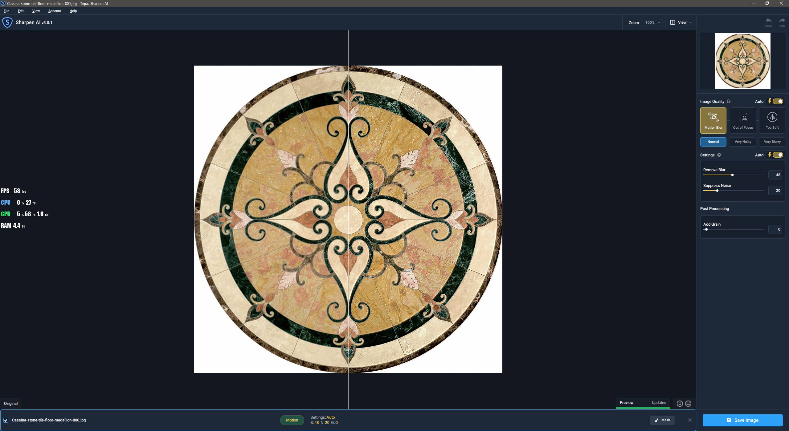 Как пользоваться Topaz Sharpen AI 3.0.1 x64