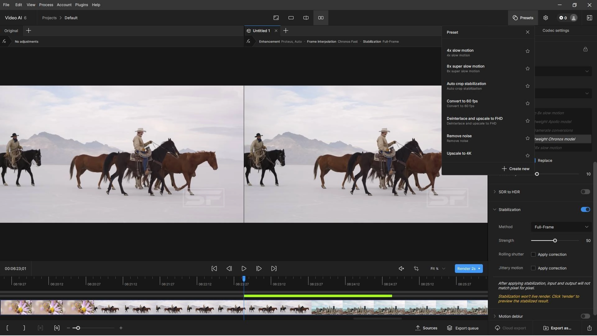 Как пользоваться Topaz Video AI 6.0.3