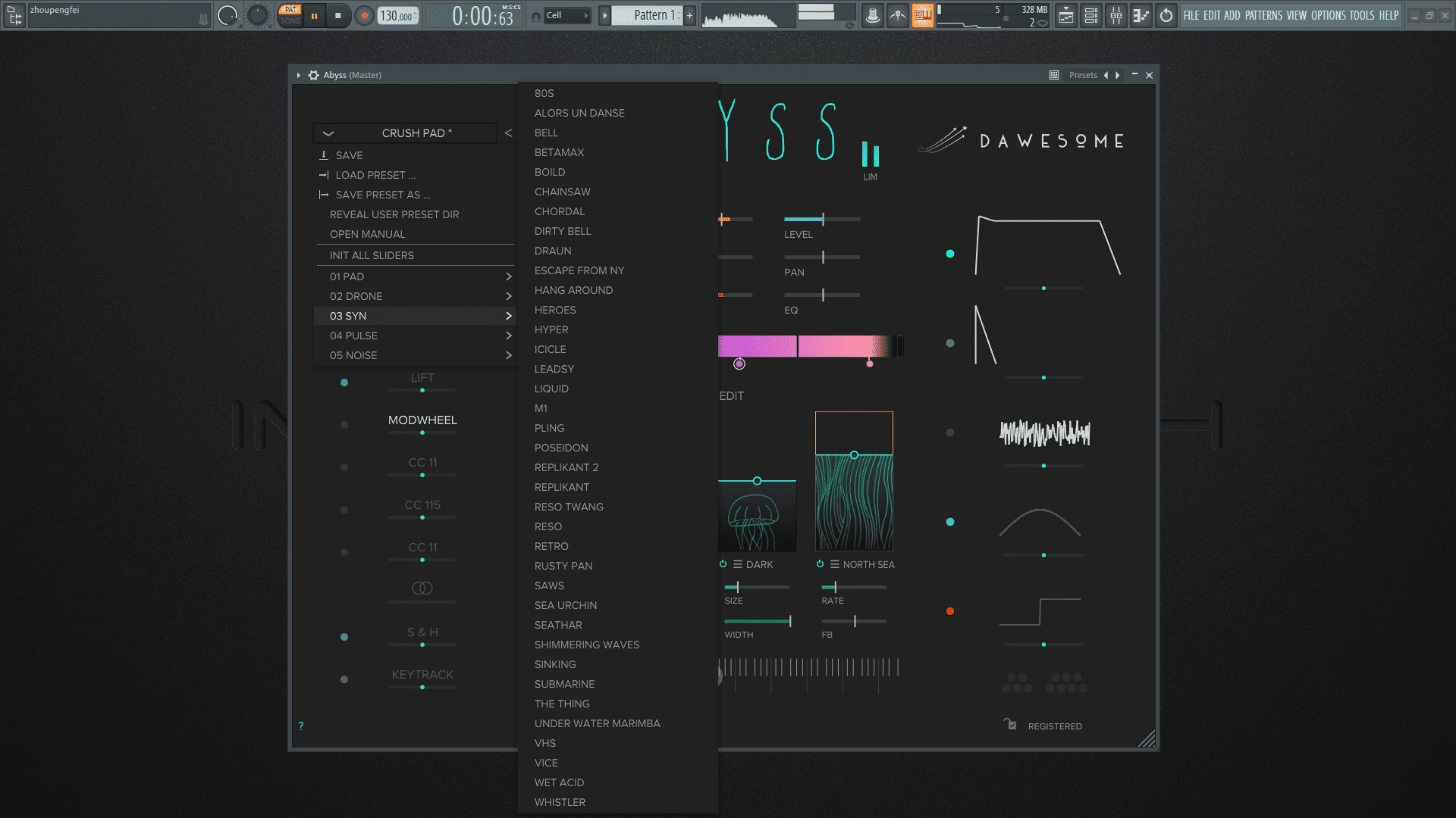 Как пользоваться Tracktion Software & Dawesome Music - Abyss 1.1.3 VSTi3