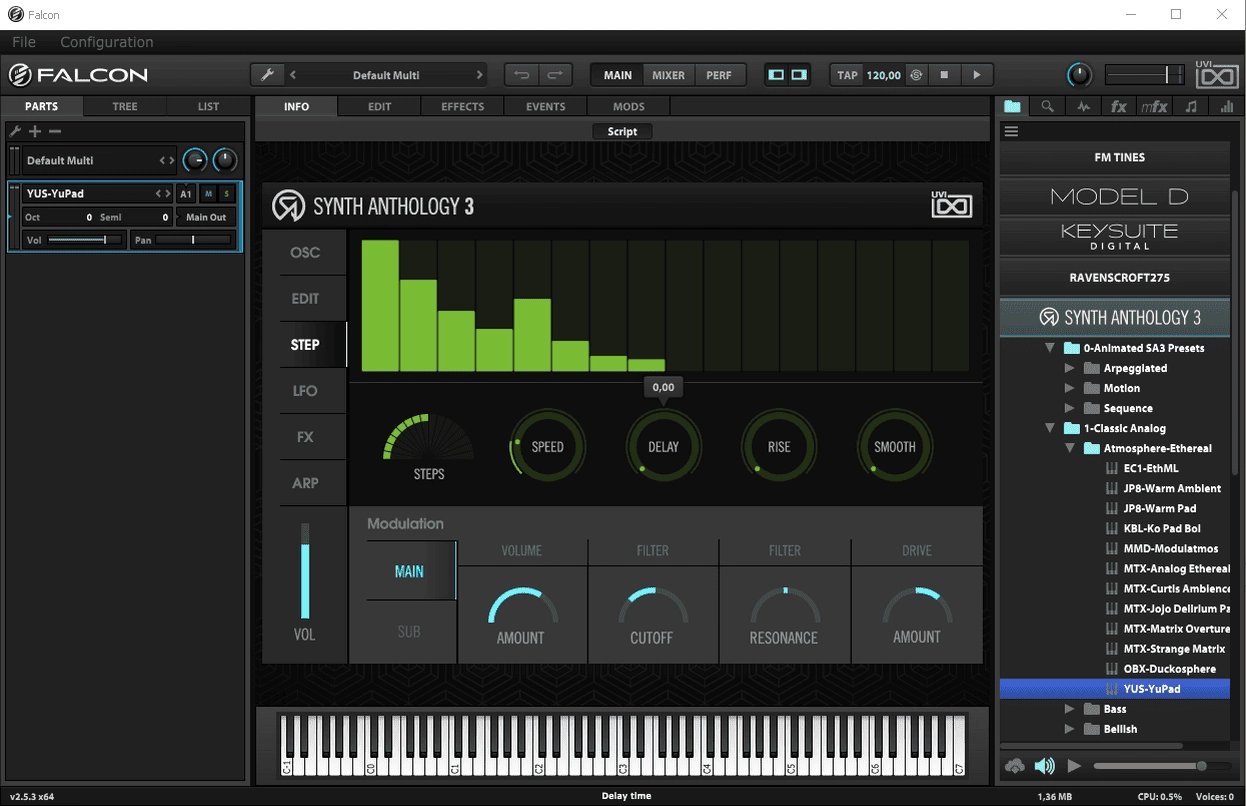 Как пользоваться UVI - Synth Anthology 3 v1.0.1